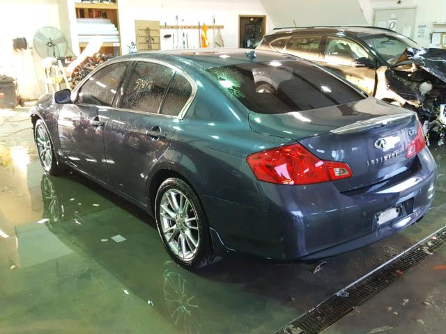 JN1CV6AR7DM761043 - 2013 INFINITI G37 BLUE photo 3