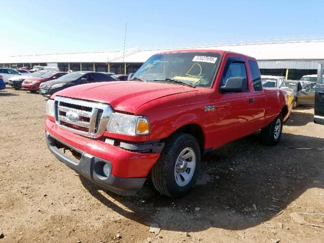 1FTYR44E58PA75320 - 2008 FORD RANGER SUP RED photo 2