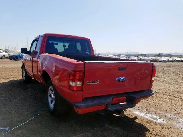 1FTYR44E58PA75320 - 2008 FORD RANGER SUP RED photo 3