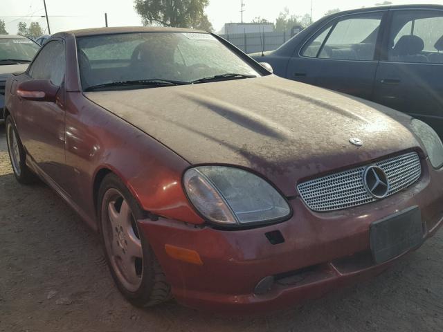 WDBKK65F21F186480 - 2001 MERCEDES-BENZ SLK 320 RED photo 1