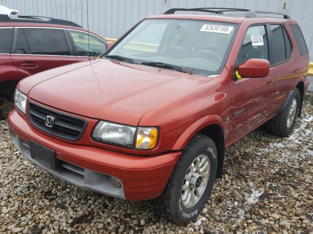 4S6DM58W414416416 - 2001 HONDA PASSPORT E 橙色 照片 2