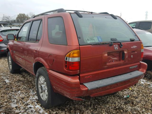 4S6DM58W414416416 - 2001 HONDA PASSPORT E 橙色 照片 3