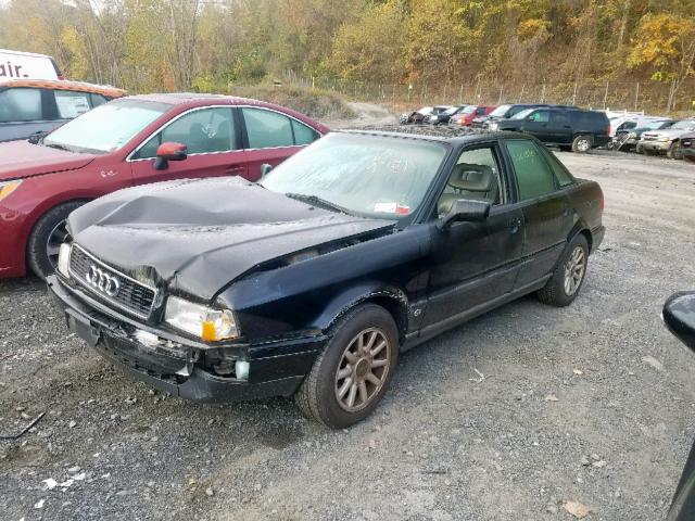 WAUBA88C6SA071653 - 1995 AUDI 90 BLACK photo 2