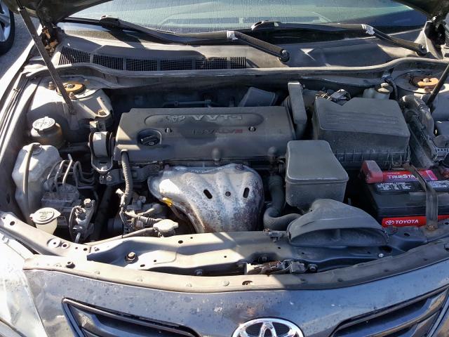 4T4BE46K47R008746 - 2007 TOYOTA CAMRY CE GRAY photo 7