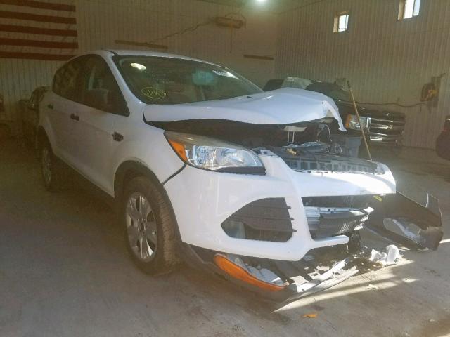 1FMCU0F79DUB37048 - 2013 FORD ESCAPE S WHITE photo 1