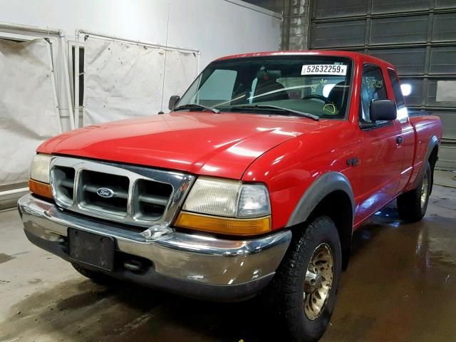 1FTZR15V5XPA06028 - 1999 FORD RANGER SUP RED photo 2