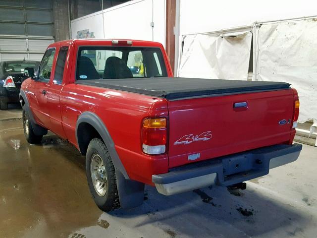 1FTZR15V5XPA06028 - 1999 FORD RANGER SUP RED photo 3