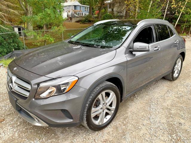 WDCTG4GB0FJ090531 - 2015 MERCEDES-BENZ GLA 250 4M GRAY photo 2