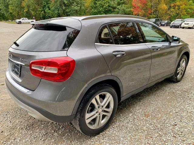 WDCTG4GB0FJ090531 - 2015 MERCEDES-BENZ GLA 250 4M GRAY photo 4