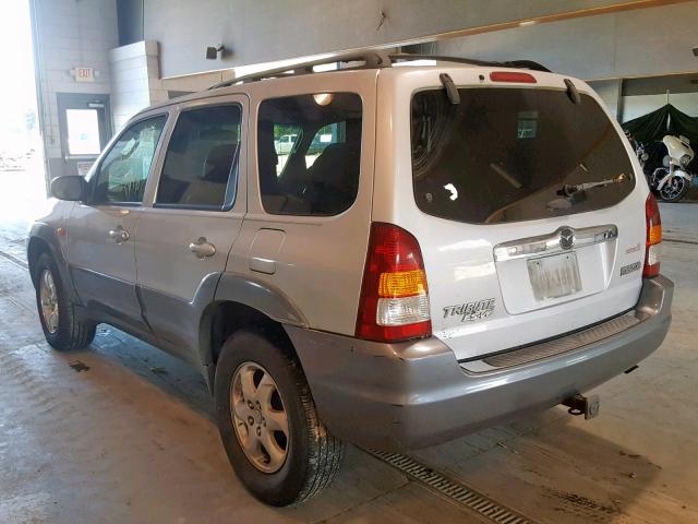 4F2CU08152KM03641 - 2002 MAZDA TRIBUTE LX SILVER photo 3