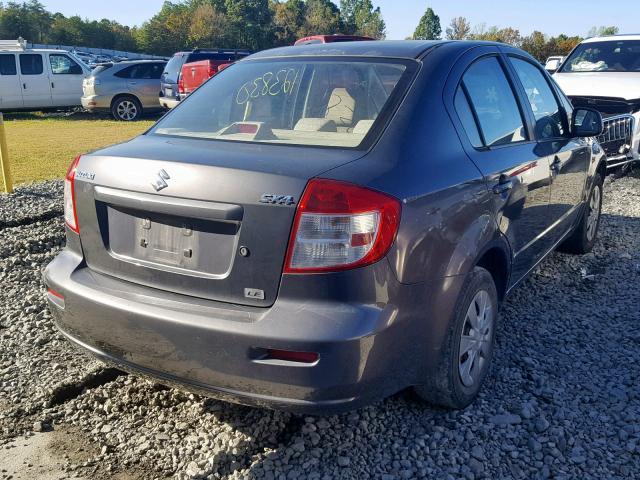 JS2YC5A28A6303667 - 2010 SUZUKI SX4 LE GRAY photo 4