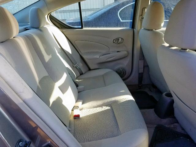 3N1CN7APXCL855107 - 2012 NISSAN VERSA S GRAY photo 6