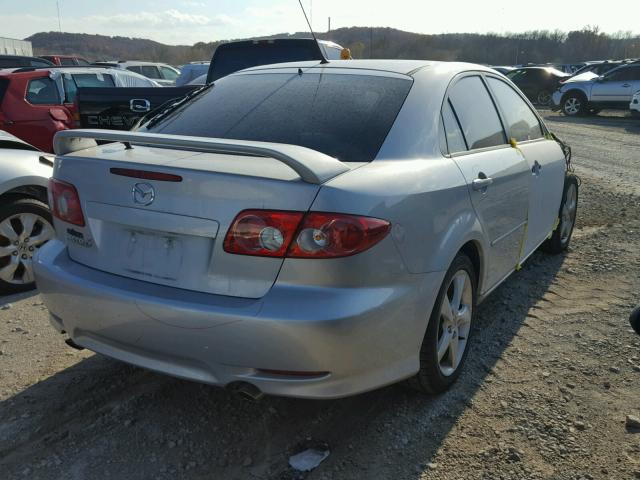 1YVHP84C355M28165 - 2005 MAZDA 6 I SILVER photo 4