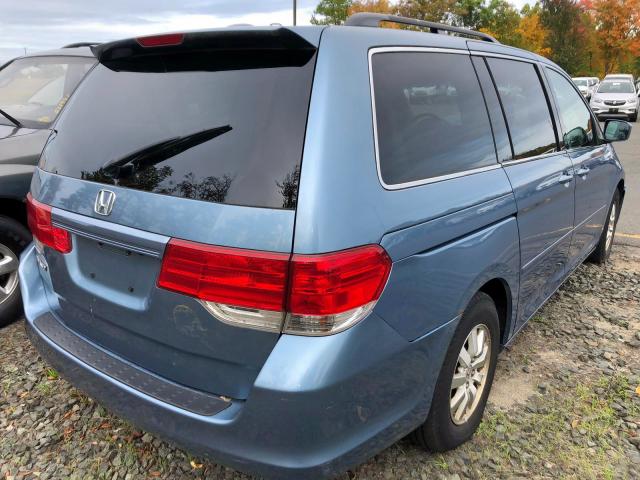 5FNRL38708B074095 - 2008 HONDA ODYSSEY EX BLUE photo 3