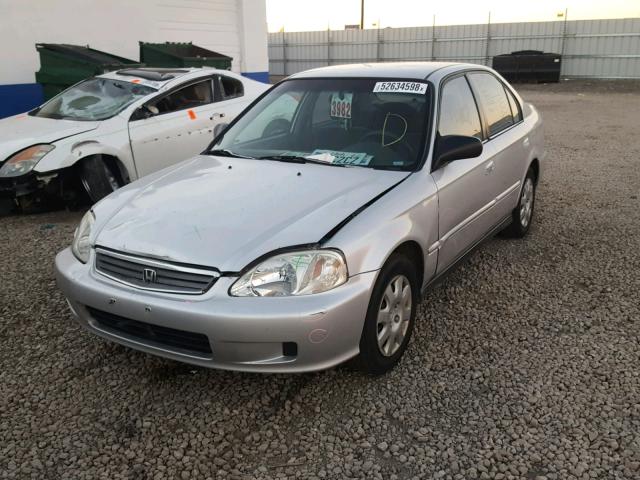 2HGEJ6616YH590588 - 2000 HONDA CIVIC BASE Gümüş foto 2
