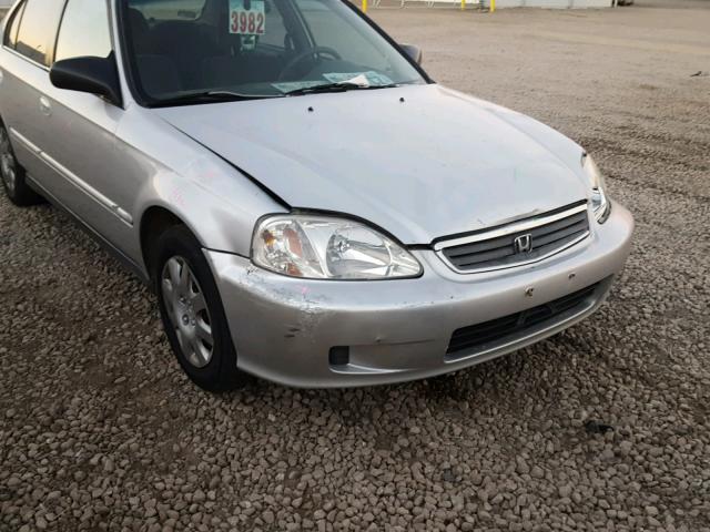 2HGEJ6616YH590588 - 2000 HONDA CIVIC BASE Gümüş foto 9