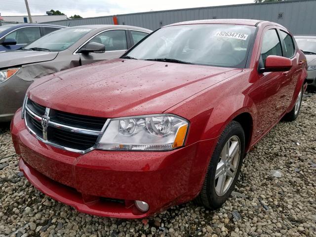 1B3CC5FBXAN231875 - 2010 DODGE AVENGER R/ RED photo 2