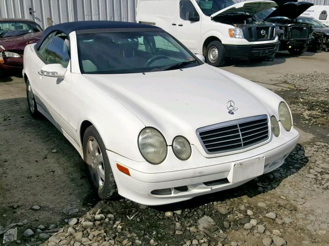 WDBLK65G93T140341 - 2003 MERCEDES-BENZ CLK 320 WHITE photo 1