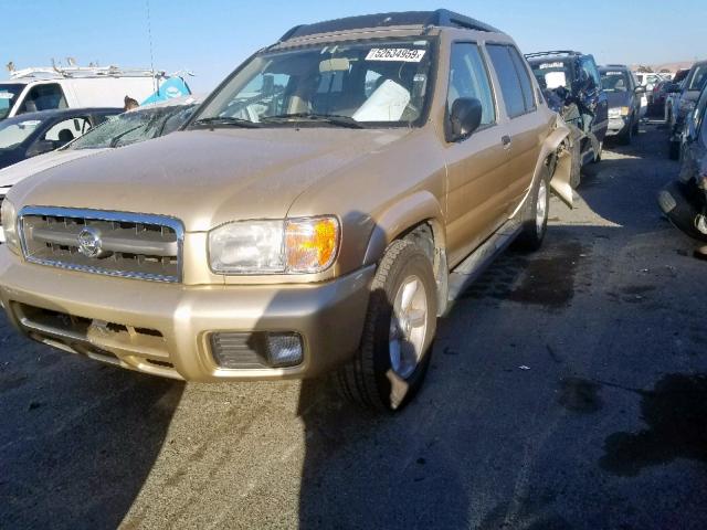 JN8DR09X64W806441 - 2004 NISSAN PATHFINDER YELLOW photo 2