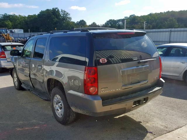 1GKFK16357R282836 - 2007 GMC YUKON XL K GRAY photo 3