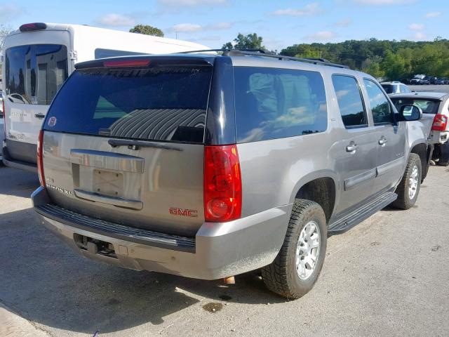 1GKFK16357R282836 - 2007 GMC YUKON XL K GRAY photo 4