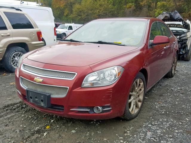 1G1ZK57769F183232 - 2009 CHEVROLET MALIBU LTZ მუქწითელი ფოტო 2