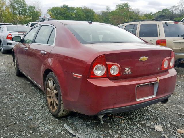 1G1ZK57769F183232 - 2009 CHEVROLET MALIBU LTZ მუქწითელი ფოტო 3