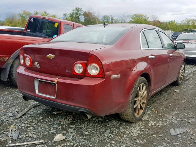 1G1ZK57769F183232 - 2009 CHEVROLET MALIBU LTZ მუქწითელი ფოტო 4