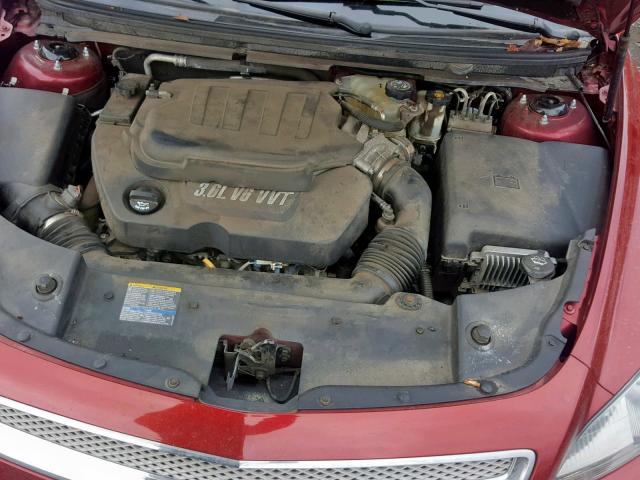 1G1ZK57769F183232 - 2009 CHEVROLET MALIBU LTZ მუქწითელი ფოტო 7