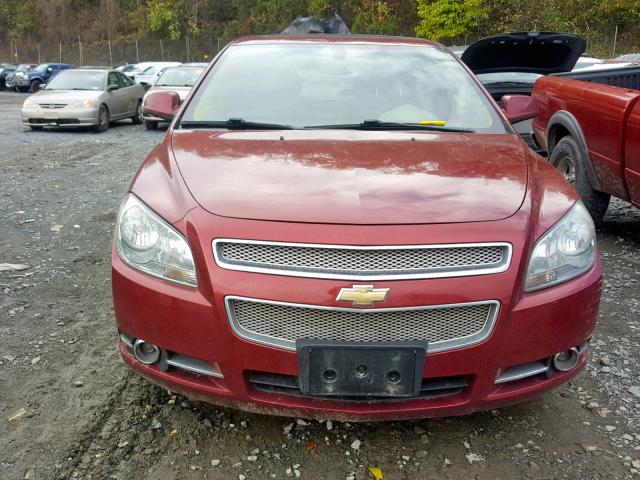 1G1ZK57769F183232 - 2009 CHEVROLET MALIBU LTZ მუქწითელი ფოტო 9