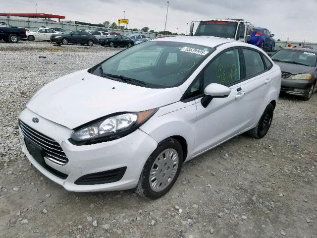 3FADP4AJ7FM163591 - 2015 FORD FIESTA S WHITE photo 2