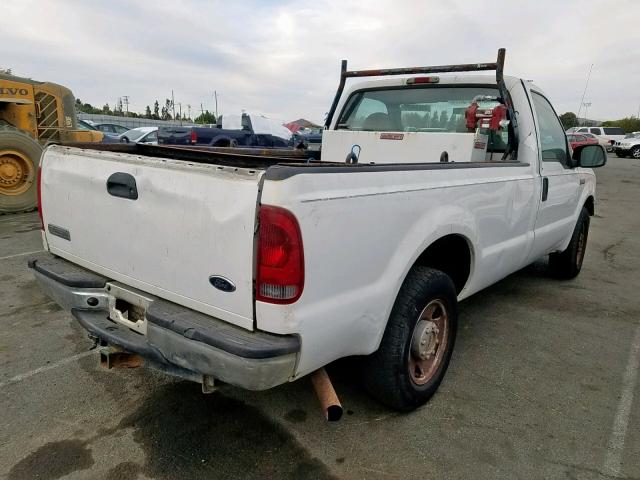 1FTNF20556EB45395 - 2006 FORD F250 SUPER WHITE photo 4