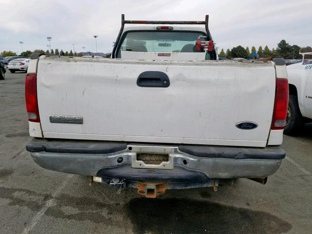 1FTNF20556EB45395 - 2006 FORD F250 SUPER WHITE photo 9