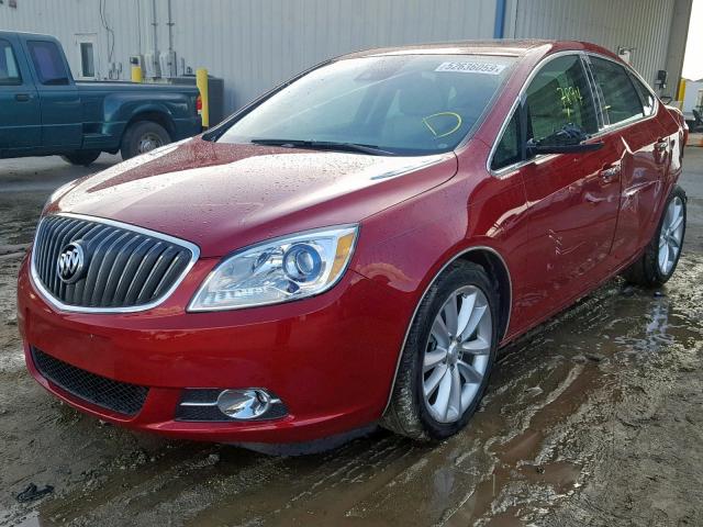 1G4PS5SK0F4206159 - 2015 BUICK VERANO BURGUNDY photo 2