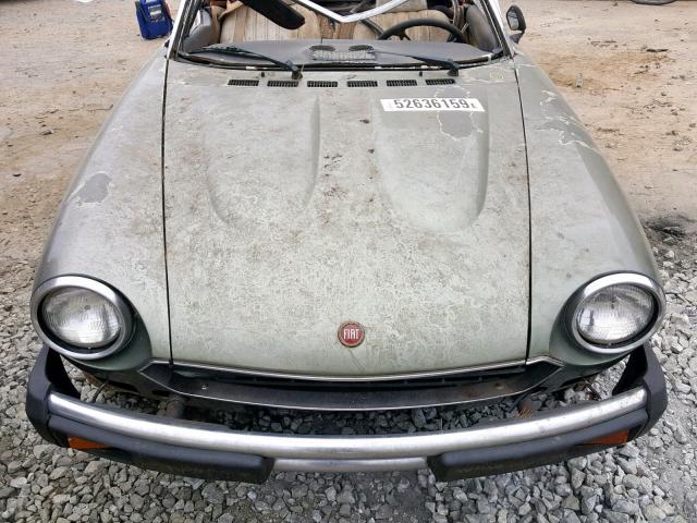 124CS000173366 - 1982 FIAT SPIDER GREEN photo 7