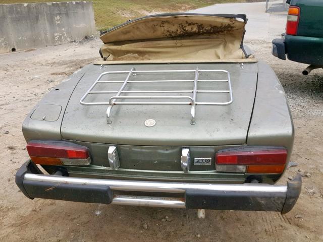 124CS000173366 - 1982 FIAT SPIDER GREEN photo 9