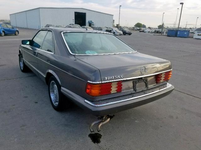 WDBCA43A9DB006135 - 1983 MERCEDES-BENZ 380 SEC BROWN photo 3