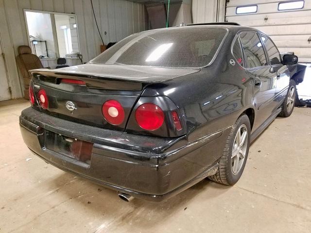 2G1WP551649387730 - 2004 CHEVROLET IMPALA SS BLACK photo 4