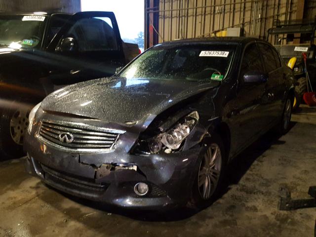 JN1CV6AR6CM676306 - 2012 INFINITI G37 BLUE photo 2