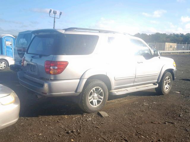 5TDBT48A83S178650 - 2003 TOYOTA SEQUOIA LI SILVER photo 4