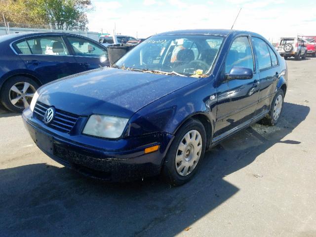 3VWRK69M43M110249 - 2003 VOLKSWAGEN JETTA GL BLUE photo 2