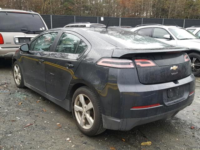 1G1RA6E40EU118125 - 2014 CHEVROLET VOLT BLACK photo 3