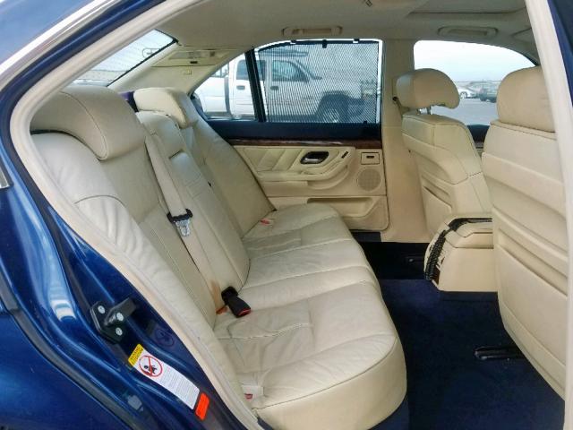 WBAGG8342YDN78464 - 2000 BMW 740 I AUTO BLUE photo 6