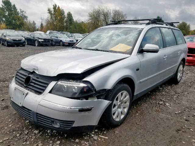 WVWVD63B03E012022 - 2003 VOLKSWAGEN PASSAT GLS SILVER photo 2