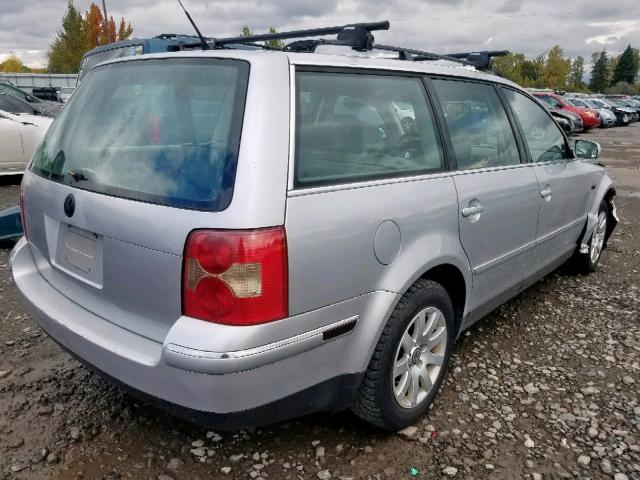 WVWVD63B03E012022 - 2003 VOLKSWAGEN PASSAT GLS SILVER photo 4