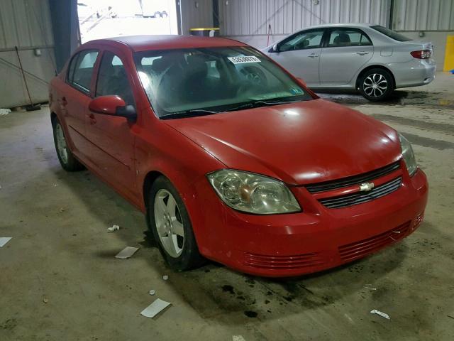 1G1AT58H497234061 - 2009 CHEVROLET COBALT LT RED photo 1