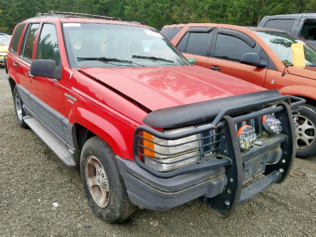 1J4GZ58Y8RC185867 - 1994 JEEP GRAND CHER RED photo 1