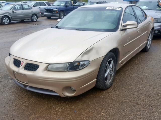 1G2WP52K2YF194089 - 2000 PONTIAC GRAND PRIX GOLD photo 2