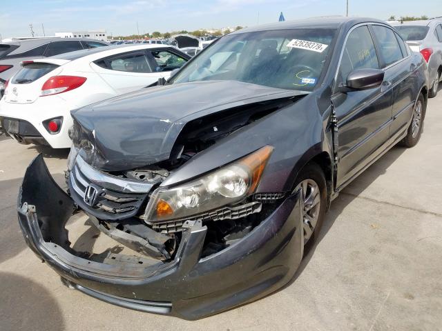 1HGCP2F63CA007024 - 2012 HONDA ACCORD SE CHARCOAL photo 2