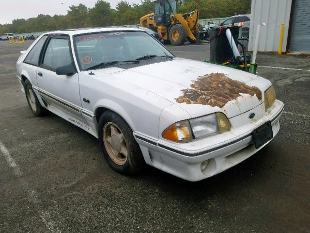 1FACP42E6MF143519 - 1991 FORD MUSTANG GT WHITE photo 1